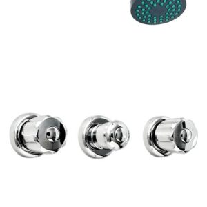 Griferia Ducha Bicomando Aqualaf 5030 Aq600 Ac Inox C/transf