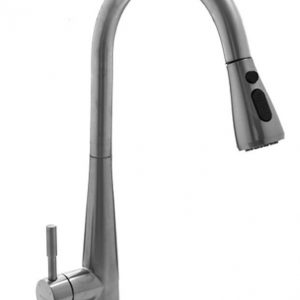 Griferia Monoc. C/rosiador Extr. Cocina A.inox. Rio Mozart