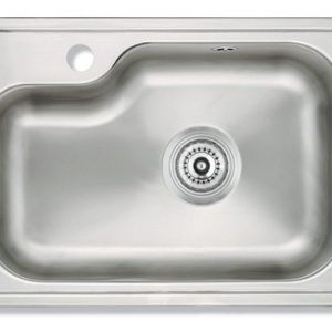 Bacha Cocina Sobre Mesada 800e S/dosificador Mi Pileta