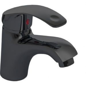 Grifería Lavatorio Monocomando Negra Vitra Mozart