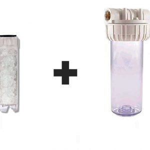 Filtro Big + Cart. Sal Polifosfato Para Agua Corriente Luise