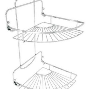 Organizador Esquinero Cromo 2 Estantes Daccord