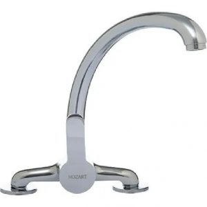 Grifería Monocomando Cocina Mesada Madrid Mozart Pico Cisne