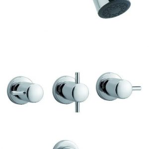 Jgo Griferia Ducha C/trans. Marbella Peirano Cierre Cerámico