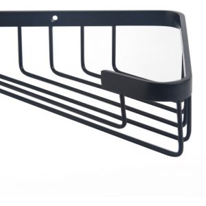 Organizador Esquinero Recto Mediano Negro Ottone 20 X 20 Cm