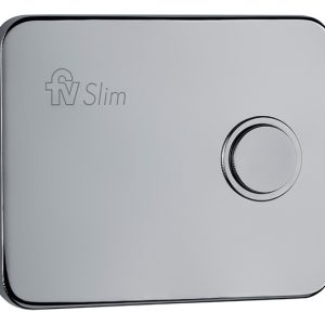 Tapa Fv Slim Con Botón Para Válvula Extra Chata 0378.02 Baño