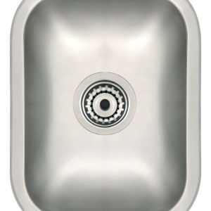 Bacha Cocina Simple Mi Pileta 301 Acero Inoxidable Plateado 37x27x18 Cm