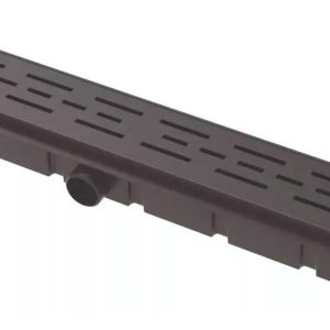 Desague Lineal Encastrable Paralelo Negro-mate 12135 Ideal