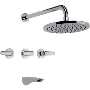 Griferia De Baño Ducha C/transferencia Epuyen 103/l2 Cromo