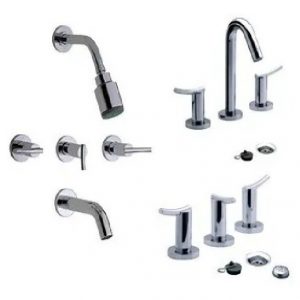 Combo Grifería Baño Linea Libby Fv39