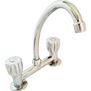 Griferia Cocina Aqualaf 5001 6000 Mesada Color Cromo