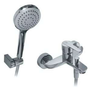 Grifería Monocomando Ducha C/tran Cromada Flat Hidromet 8403