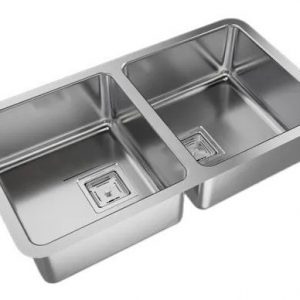 Bacha Cocina Doble Johnson Quadra Q76 Bajo Mesada