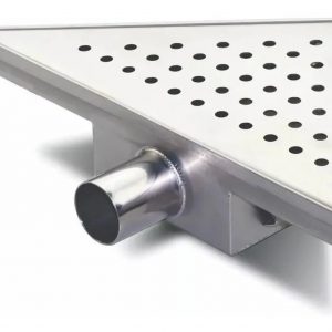 Desague Triangular Esquinero Ideal Acero 20x20 12045