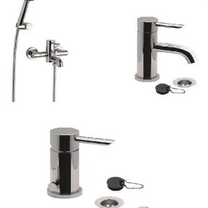 Combo Grifería Baños Monoc. Elipsis Fv Cromas 181-189-310/d6