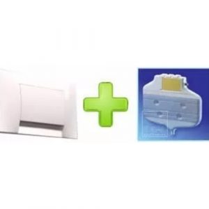 Combo Deposito Ideal Chato + Tapa Universal Blanca