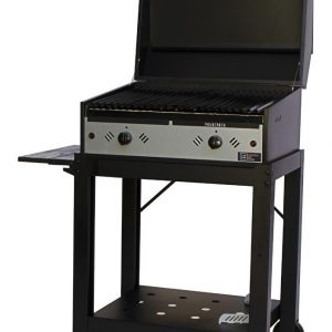 Parrilla Gas 70cm Tas Eme Con Tapa Y Carro Completa