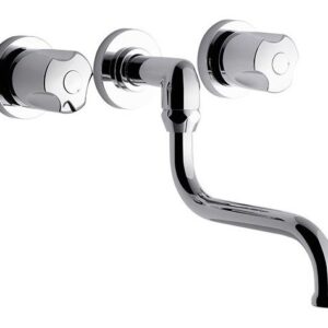 Griferia Fv Pampa Cocina Pared Embutir 403/b6 Pico Bajo