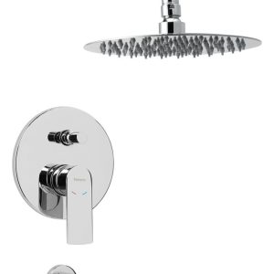 Ducha Monocomando Embutida Peirano Vera 80-180 Cromada