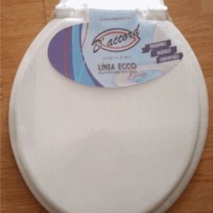 Asiento Inodoro D'accord Ecco Polipropileno Universal 41x37.5cm