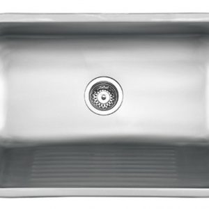 Bacha Simple Mi Pileta 420l Acero Inoxidable Bajo Mesada 60x37