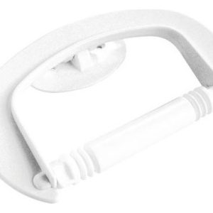 Porta Rollo D'accord Pvc Blanco Instalación Pared Capacidad 1 Rollo