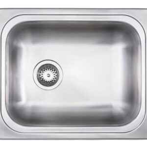 Bacha Simple Cocina 443e Acero Inox. Mi Pileta 44x34x20 Bril