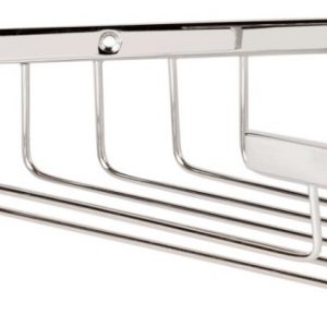 Esquinero Recto Mediano Bronce Cromado Ottone 20 X 20 Cm At.