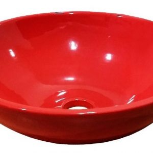 Bacha De Loza Agus Roja 34 Cm Daccord