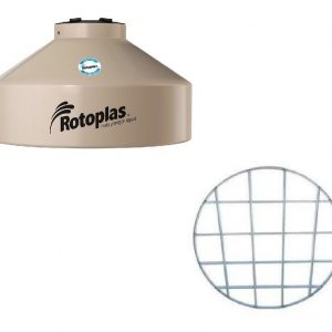 Tanque Flat Rotoplas 1000 Lts + Base 1.50 Hierro T Reforzada