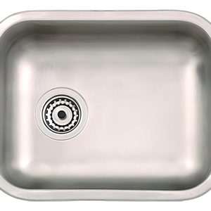 Bacha Simple Cocina Mi Pileta 243 Bajo Mesada Color Acero