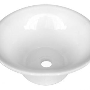 Bacha De Apoyo Loza Puelo Bco Daccord Diá 34cm X Alto 15cm