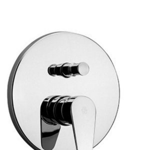 Griferia Fv Monocomando Ducha Bañera Compacta 0106/m4 Cromo Acabado Cromado Color Plateado