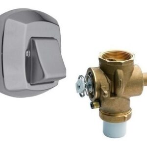 Válvula De Descarga 368.01 + Tecla Simple 368.02 Fv