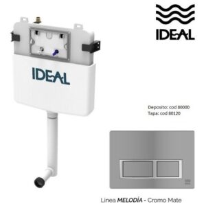 Deposit Ideal Suma 2 Doble Descarga + Tapa Melodia Cromo Ma