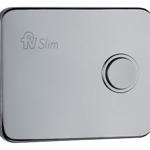 Tapa Fv Slim Con Botón Para Válvula Extra Chata 0378.02 Baño