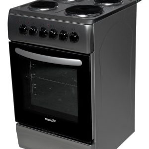 Cocina Elect. 4 Hlls. A. Inoxidable 50 Cmt Brolux - Brogas