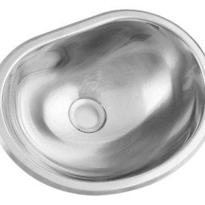 Johnson Acero Pileta De Baño Lisa Ov 330l Acabado Pulido Espejo Color Acero Inoxidable