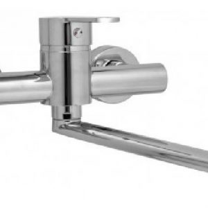 Grifería Monocomando Pared Cocina Denver Cromada Mozart