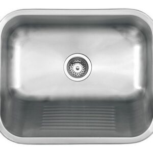 Bacha De Lavadero Acero Inox Mi Pileta 421l 46x37x24 Abajo