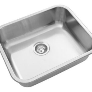 Bacha De Cocina Simple Johnson Acero E50 /18 Plateado