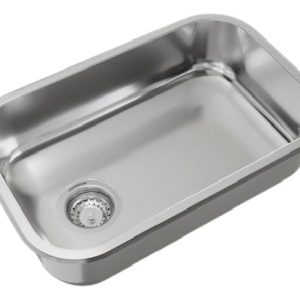 Bacha De Cocina Simple Johnson Zz52 52x32x15 Acinox Bajomesa