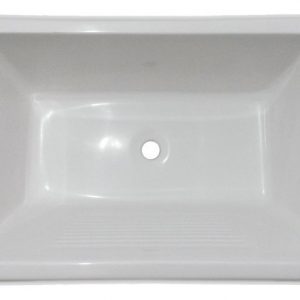 Pileta De Lavadero Fibra De Vidrio Sin Mesada 70x46 Blanco