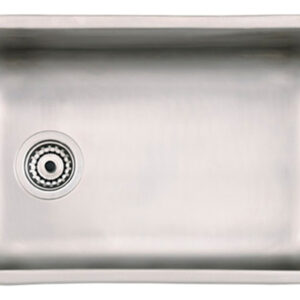 Bacha Acero Mi Pileta 410 Simple 37x60x20 Bajo Mesada Color Plateado