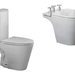 Combo Inodoro Largo + Deposito + Bidet 1/3a Ferrum Marina