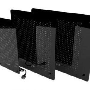 Calefactor Extra Chato F/vidrio Templado Calden 1250w