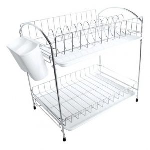 Escurridor Para Platos Cromado Doble Daccord Coc0imp04