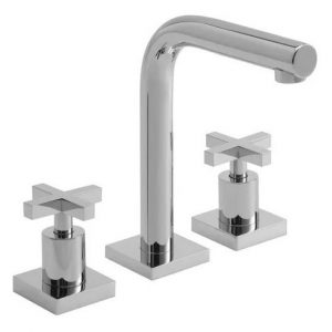 Grifería Lavatorio Cromada Santander C/cerámico Peirano