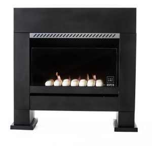 Hogar Koper 6000 Frontal Negro Gas Natural Tas Eme