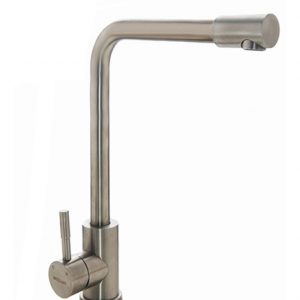 Grifería Monocomando Mesada Pico L Tokio Mozart Acero